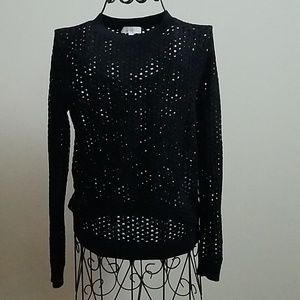 Women's Intropia black sweater.